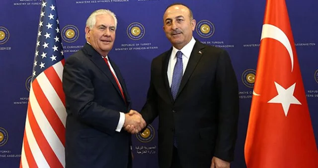 Dışişleri Bakanı Çavuşoğlu, ABD'li Mevkidaşı Tillerson İle Vize Krizini Görüştü