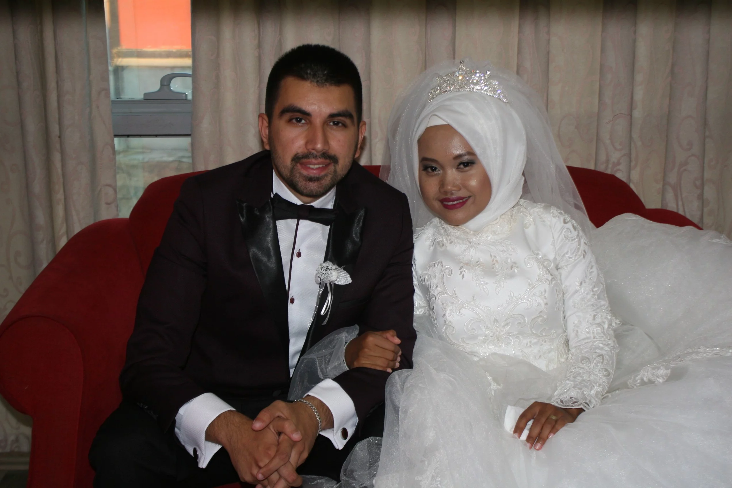 Endonezyalı geline Türk usulü düğün