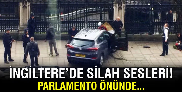 İngiliz parlamentosu dışında iki kişi vuruldu