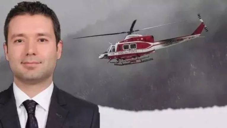 İtalya'da düşen helikopterden Bursa'ya acı haber