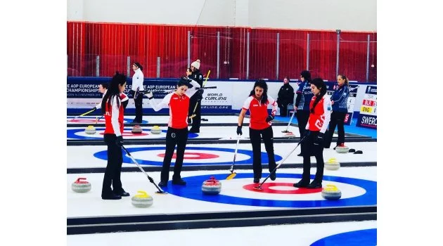 Kadın Milli Takımı, Avrupa Curling Şampiyonası'nda namağlup ilerliyor