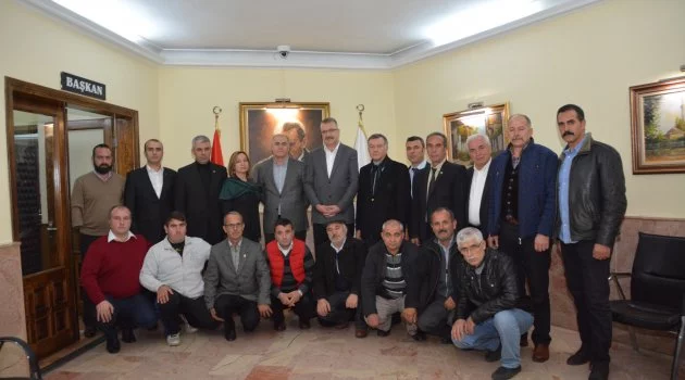 Kafkasyalılardan Belediye Başkanı Ali Özkan’a Ziyaret
