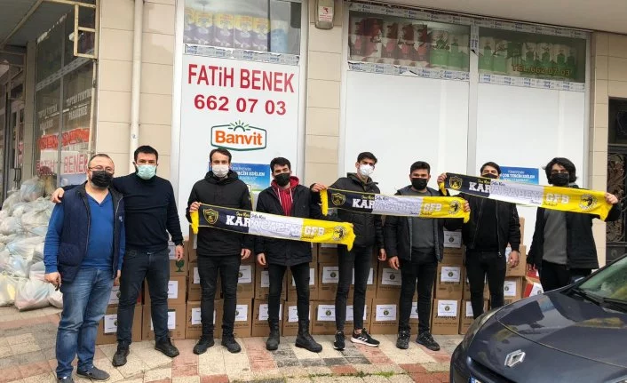 Karacabey Genç Fenerbahçeliler, 250 aileye gıda yardımı yaptı