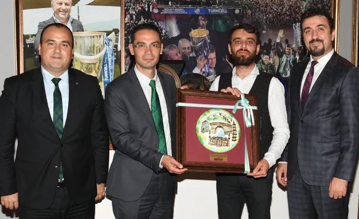 Limak Uludağ Elektrik, Bursaspor Kulübü’nü ziyaret etti