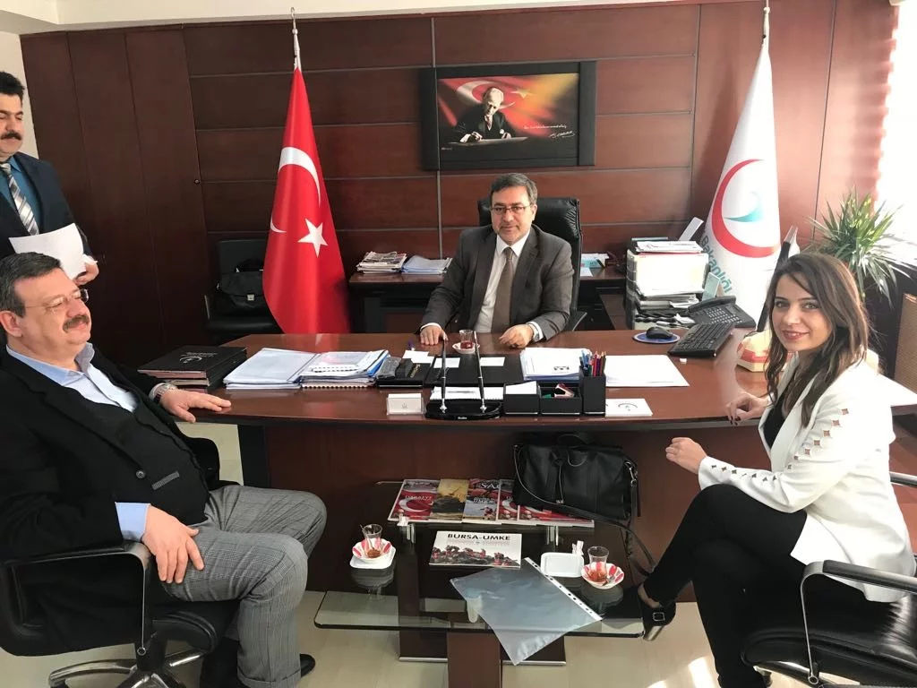 MHP Bursa'dan İl Sağlık Müdürlüğü'ne ziyaret
