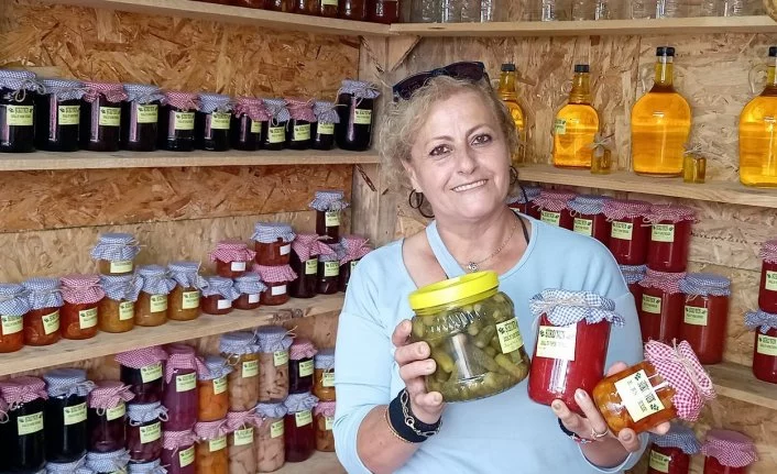 Mudanyalı kadınların organik ürünlerine rağbet