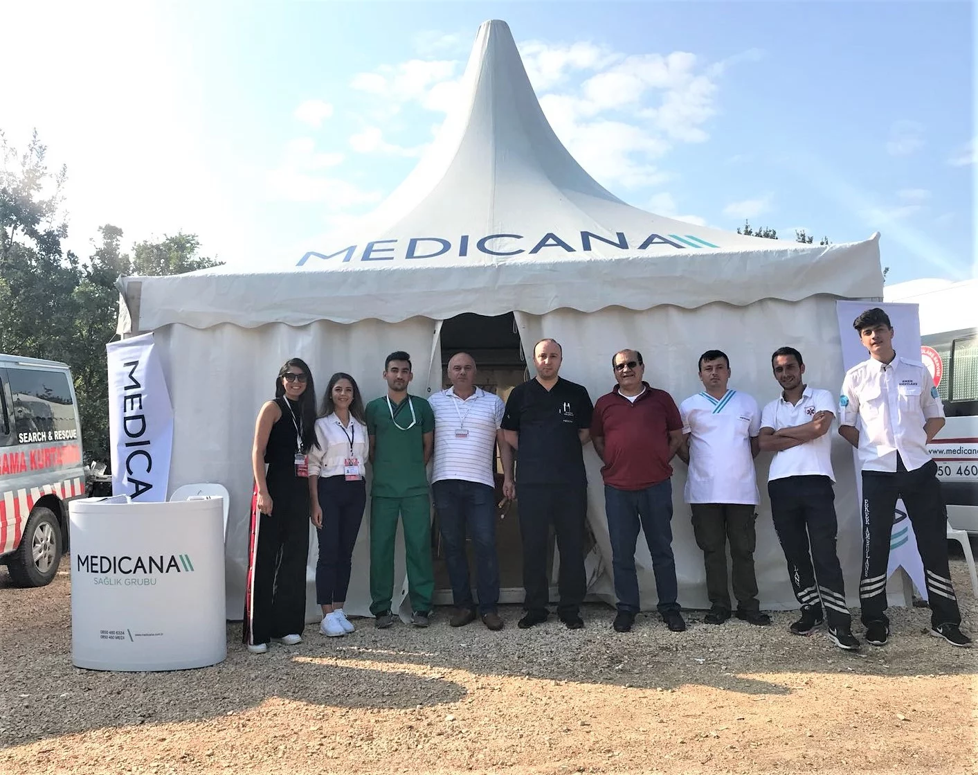 Nilüfer müzik festivalinin sağlık sponsorluğunu Medicana üstlendi