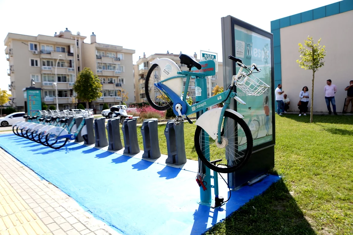 Nilüfer’de bisiklet tamir istasyonları kuruluyor