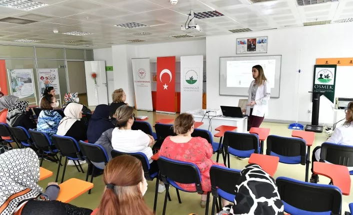 Osmangazi'de ‘Sağlıklı Beslen Sağlıklı Yaşa’ semineri