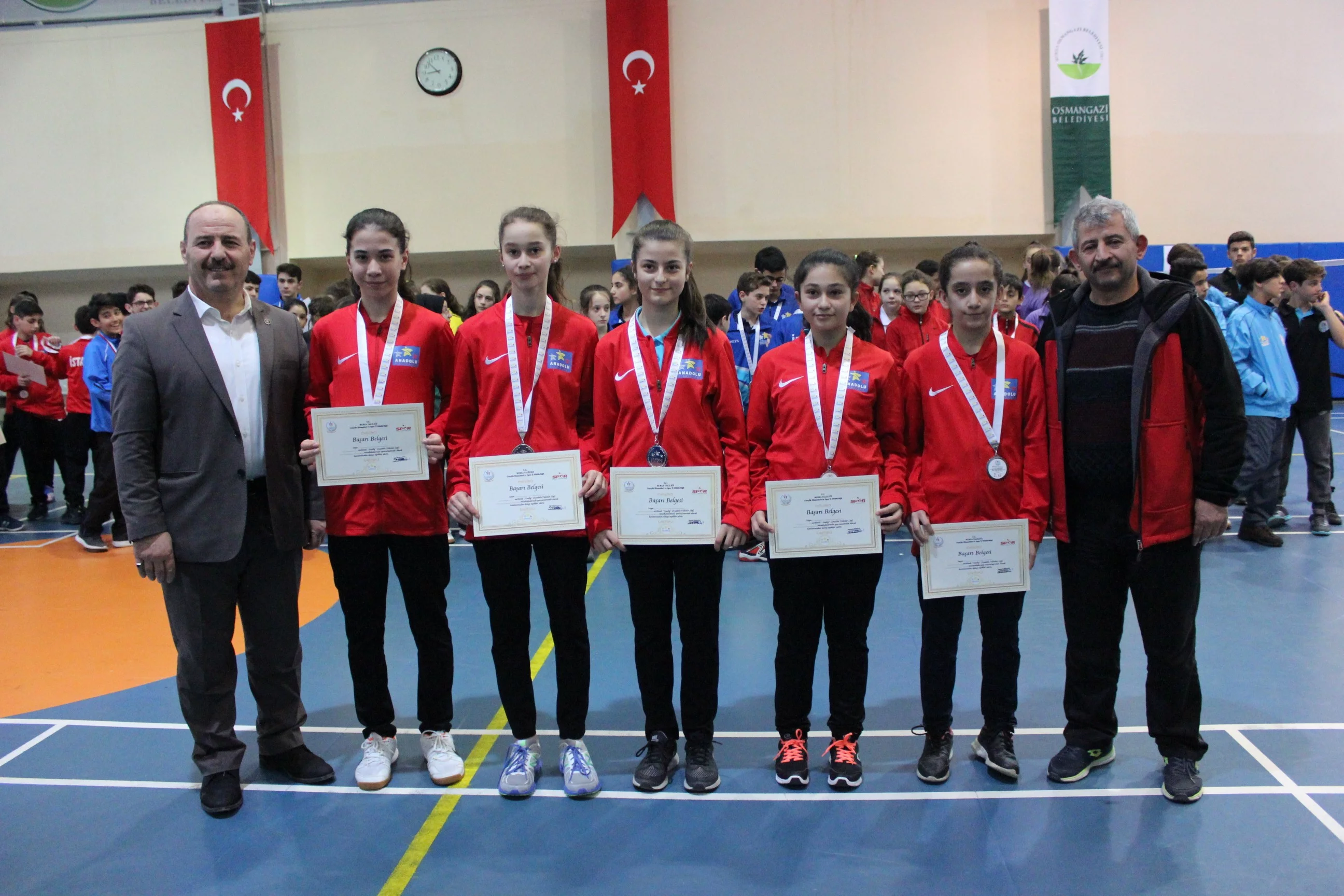 Osmangazi’de badminton heyecanı