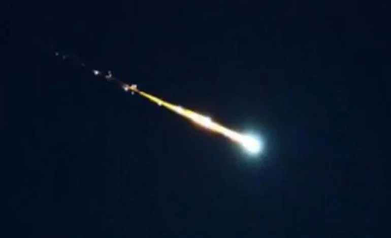 Son yılların en büyük meteoru dünyaya çarptı