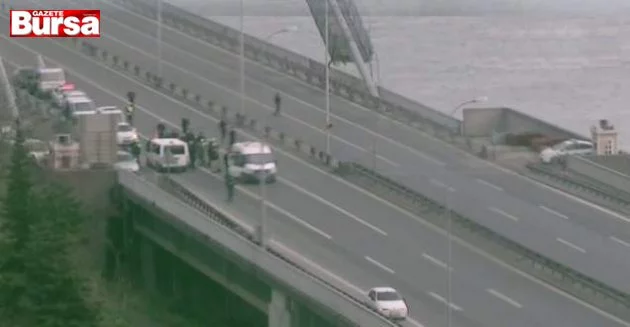 Şüpheli araç nedeniyle 'köprü' trafiğe kapandı