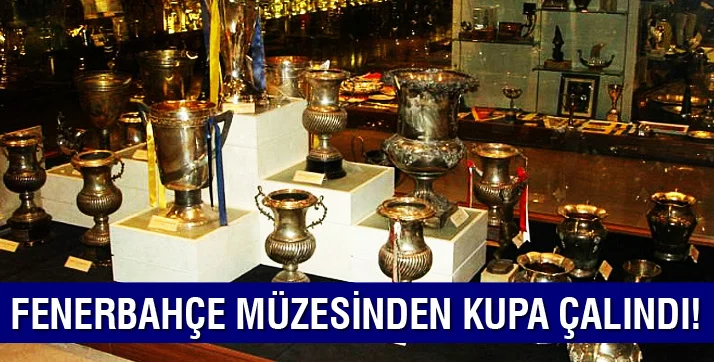 Trabzonspor taraftarı, Fenerbahçe müzesinden kupa çaldı