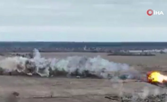 Ukrayna ordusu Rus helikopterini böyle düşürdü