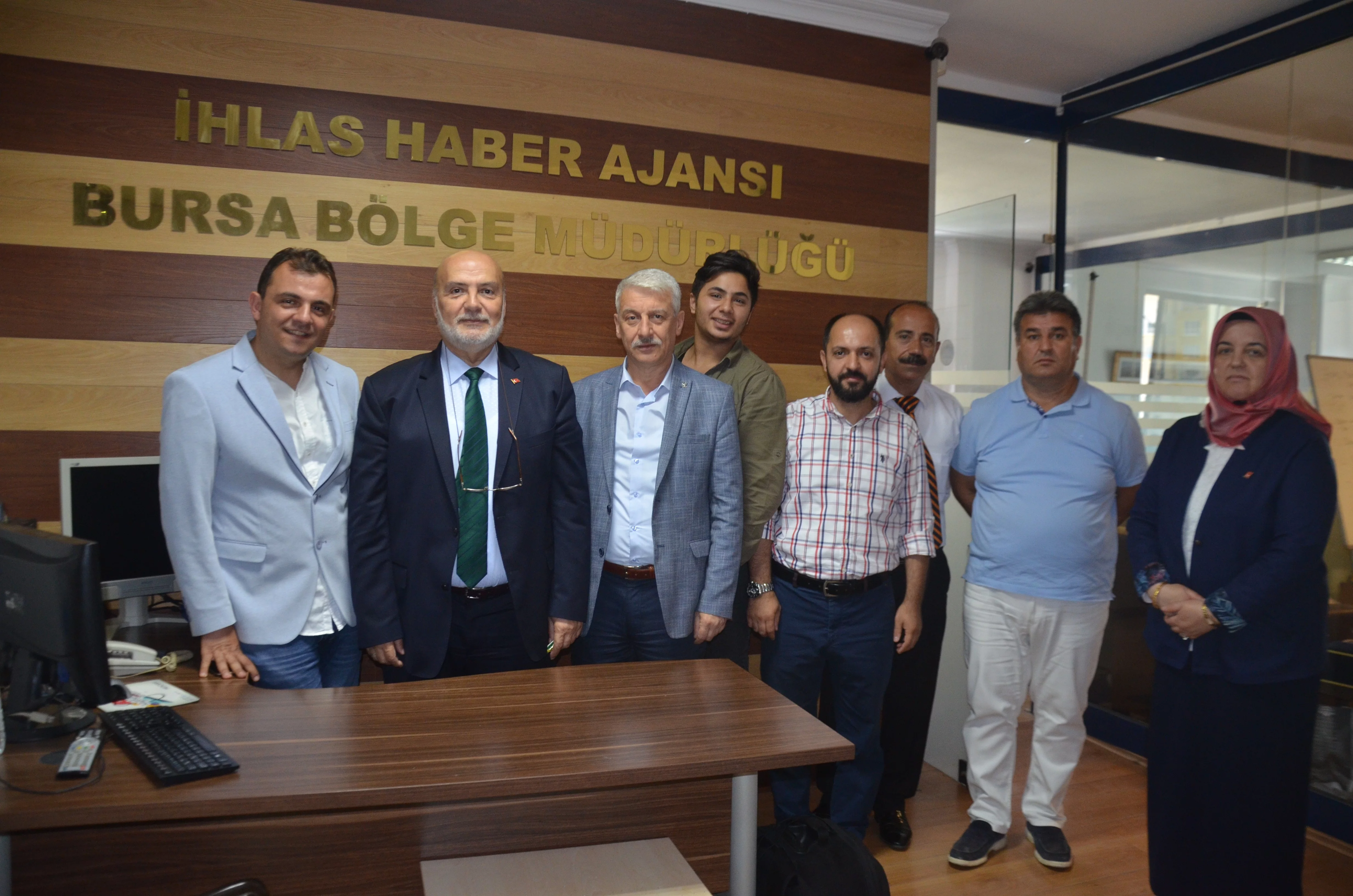 Yelis, İHA'yı ve Türkiye Gazetesini ziyaret etti