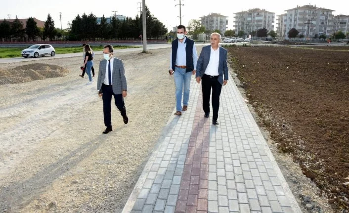 Yenişehir'de kapanma döneminde yol çalışmaları hızlandı